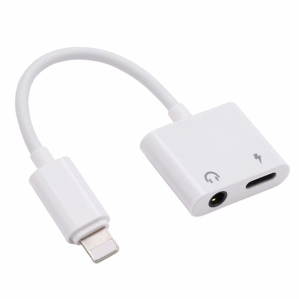 2 In 1 Audio Charging Adapter Lightning Adapter 3.5mm
