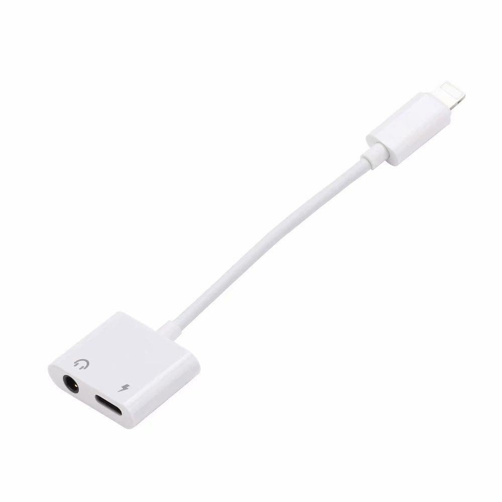 2 In 1 Audio Charging Adapter Lightning Adapter 3.5mm