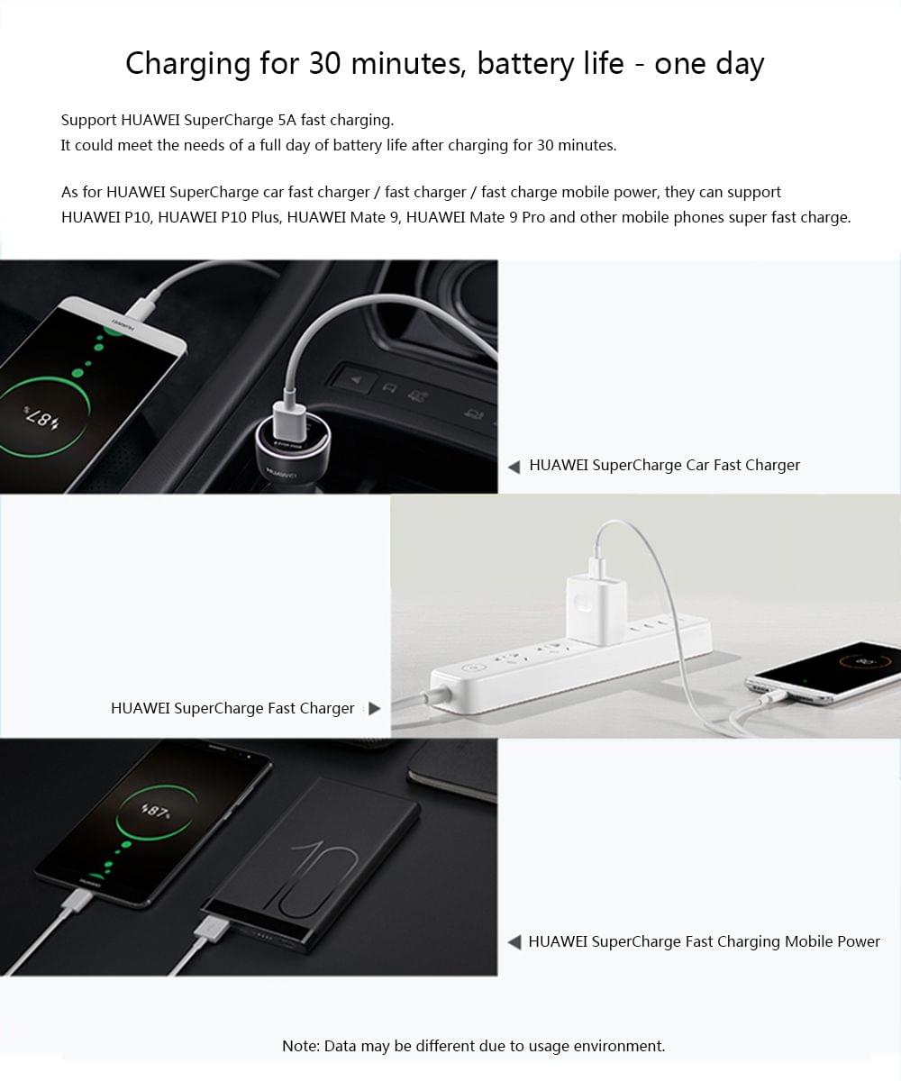 Huawei AP71 Data Cable 5A Type C Cable Fast Charging Cable
