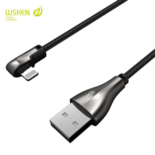 WSKEN Data Cable 2M 5V 2.1A Wire USB Lightning Port Quick - 2m