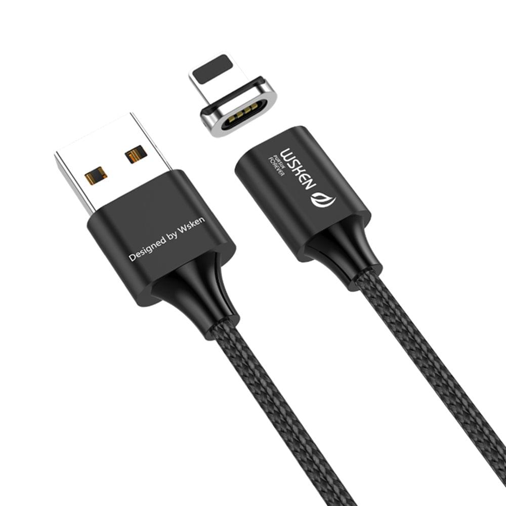 WSKEN X2 1M 3.28t Lightning Magnetic Cable for iPhone iPad - 1m 3.28ft