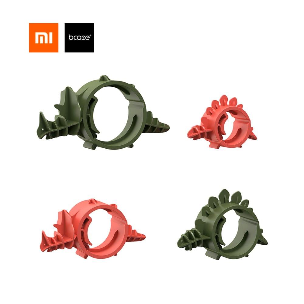 4pcs/lot Xiaomi Youpin Wire Tie Cable Manager with Fasteners - 4PCS-lot Red & Green