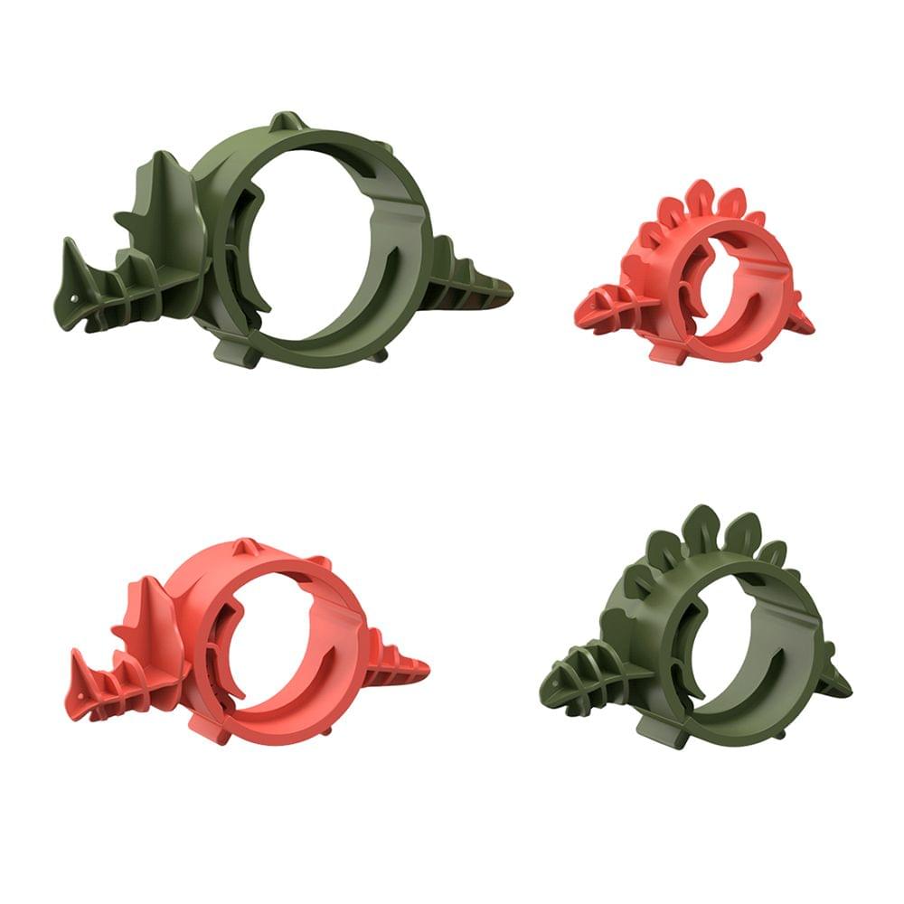 4pcs/lot Xiaomi Youpin Wire Tie Cable Manager with Fasteners - 4PCS-lot Red & Green