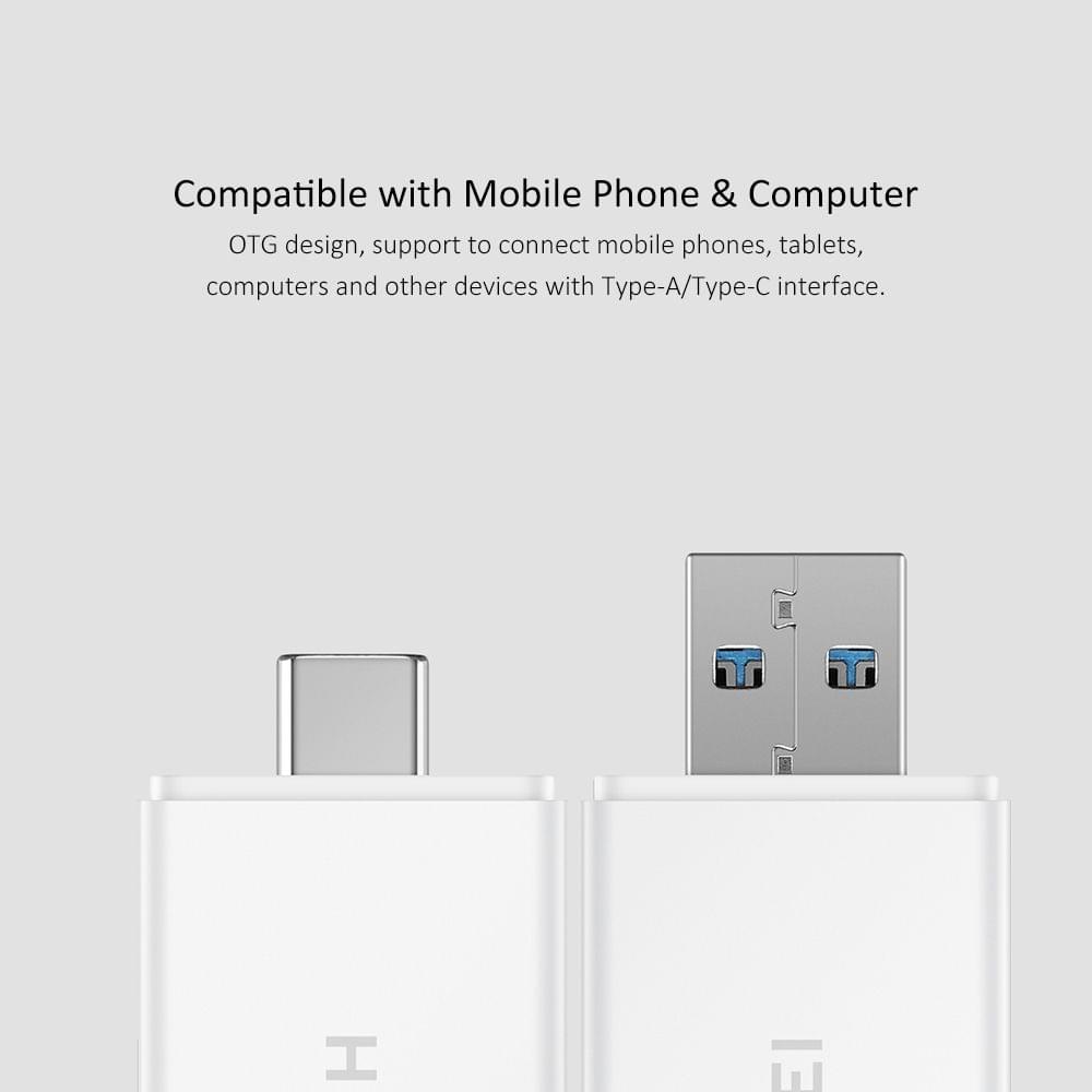 HUAWEI 2-In-1 Card Reader TF + NM Memory Card OTG Design USB