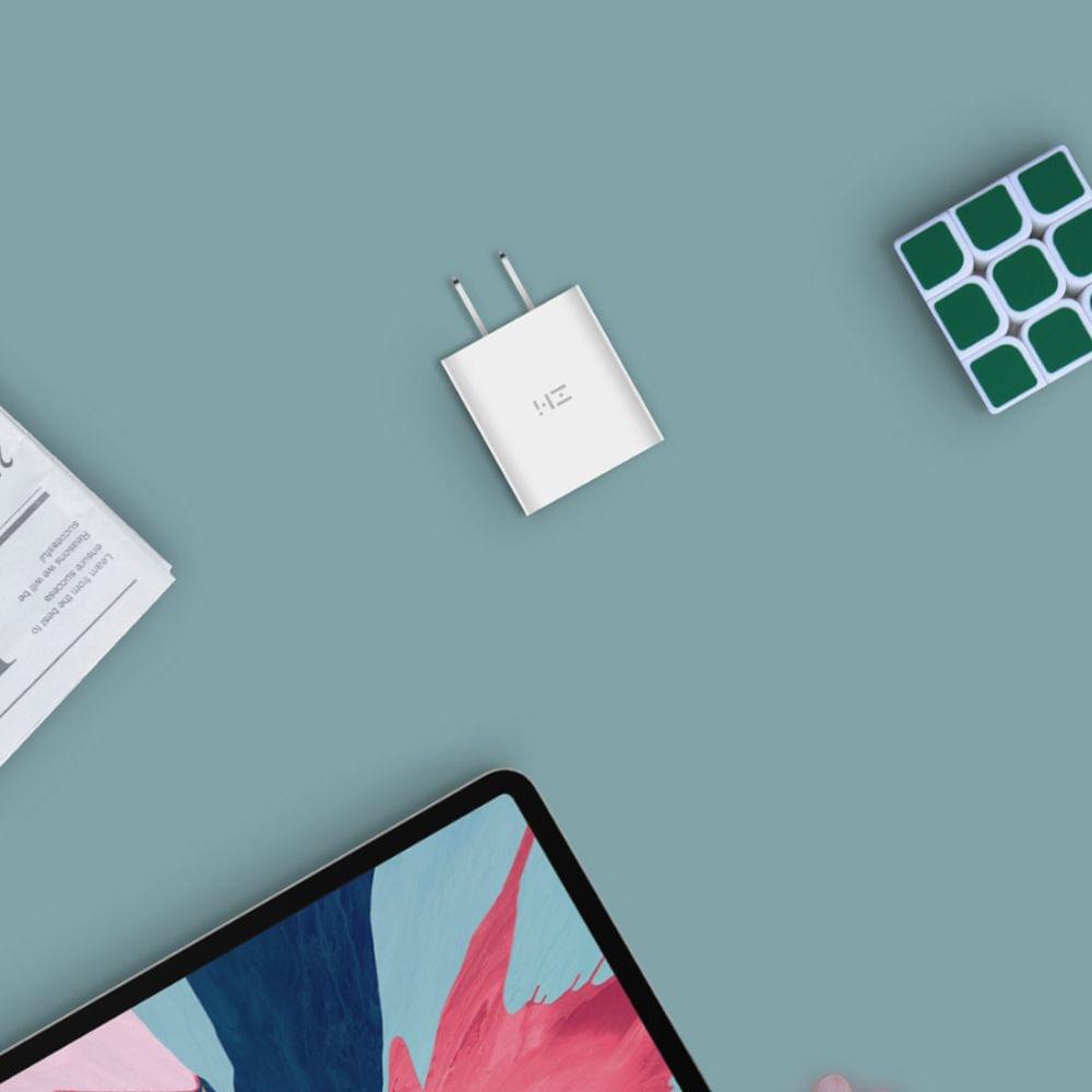 Xiaomi ZMI USB Type-C Fast Charger with USB-C Lightning Data - 18W Charger and  Type-C to Ligtning Cable
