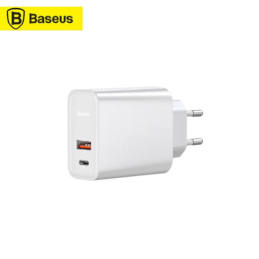 Baseus Speed Dual QC3.0 Quick Charger Type-C+USB Ports 30W - Type-C & USB