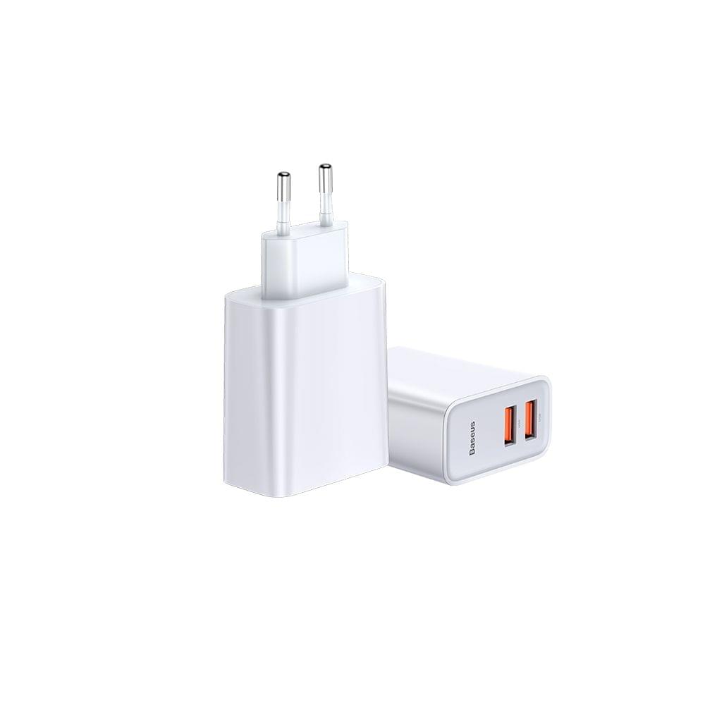 Baseus Speed Dual QC3.0 Quick charger USB+USB Dual USB Ports - USB & USB