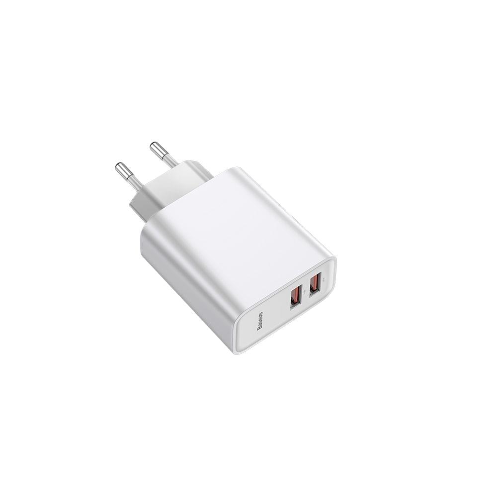 Baseus Speed Dual QC3.0 Quick charger USB+USB Dual USB Ports - USB & USB