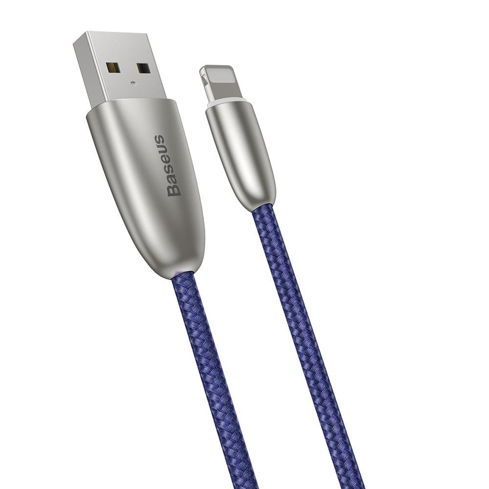 Baseus Torch Data Cable With Indicator Light USB Charger - iP 1.5A 2m