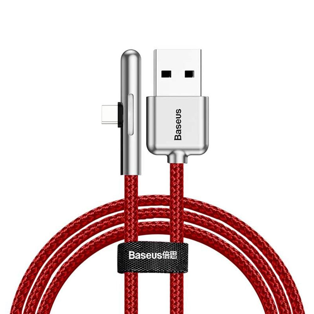 Baseus T-Shape Angled Nylon Cable USB Type C Cable HW Dash - 1m