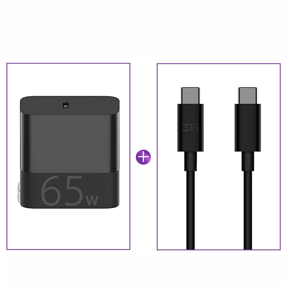 Xiaomi ZMI USB-C Fast Charger 65W With USB-C to USB-C Data