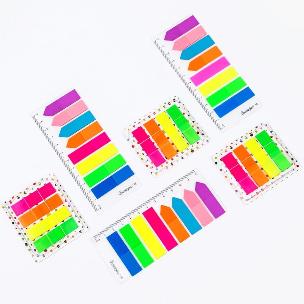 240Pages Xiaomi Youpin Guangbo Fluorescent Indication Label - 8 colors with Scale