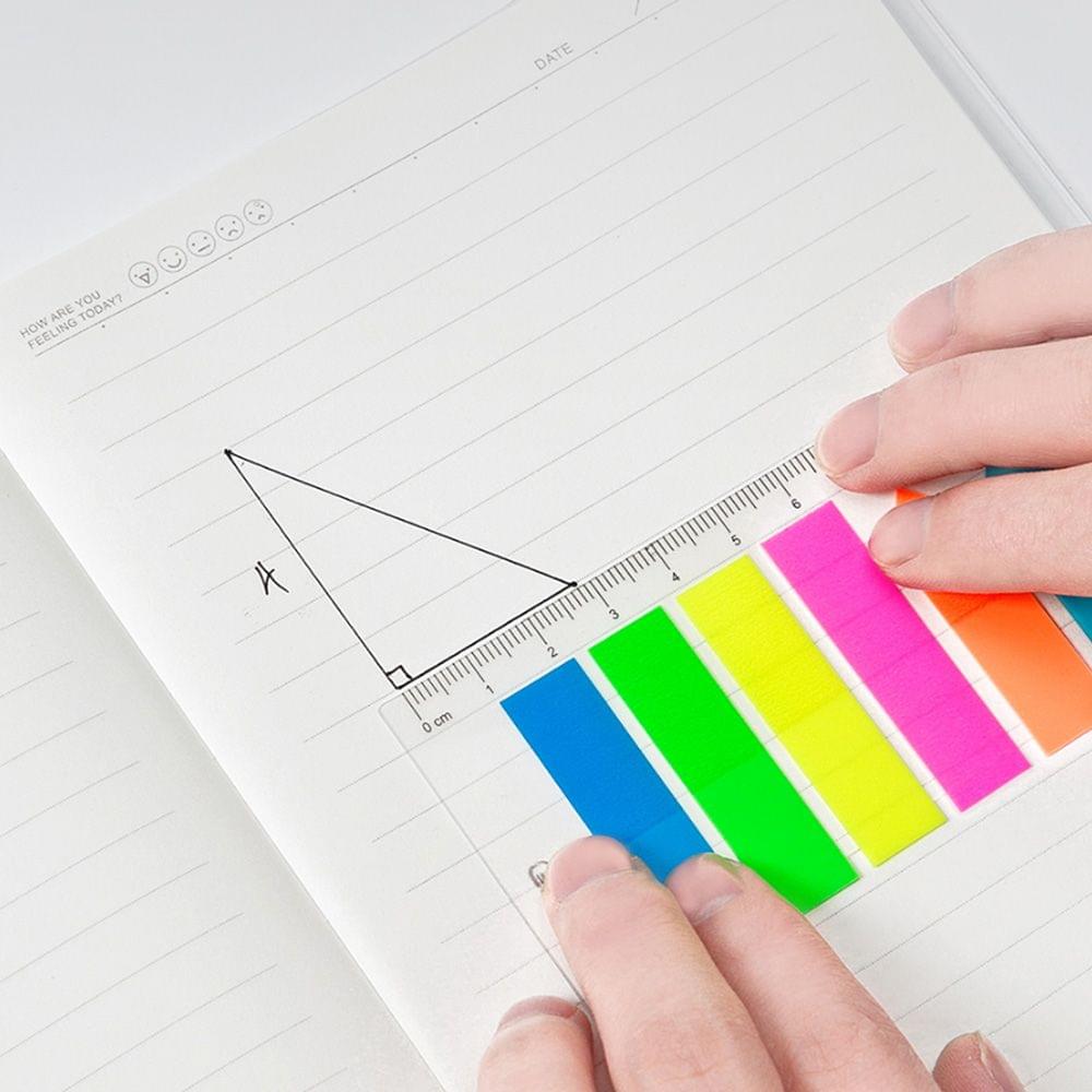 240Pages Xiaomi Youpin Guangbo Fluorescent Indication Label - 8 colors with Scale