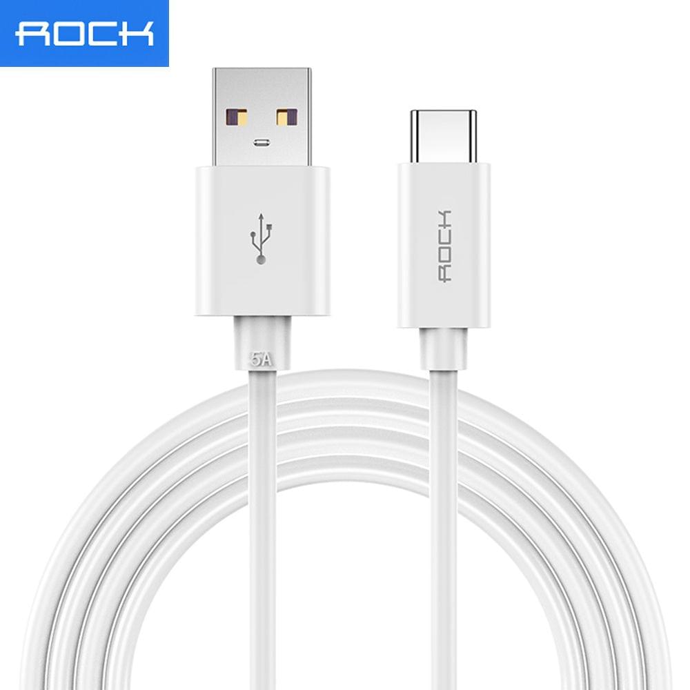 ROCK C4 C TO A 5A Metal QC3.0 SCP Fast Charge Sync Data Type