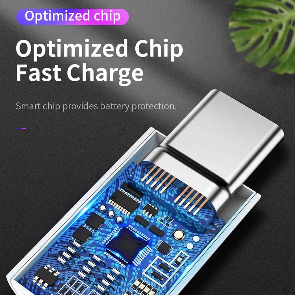 ROCK C4 C TO A 5A Metal QC3.0 SCP Fast Charge Sync Data Type