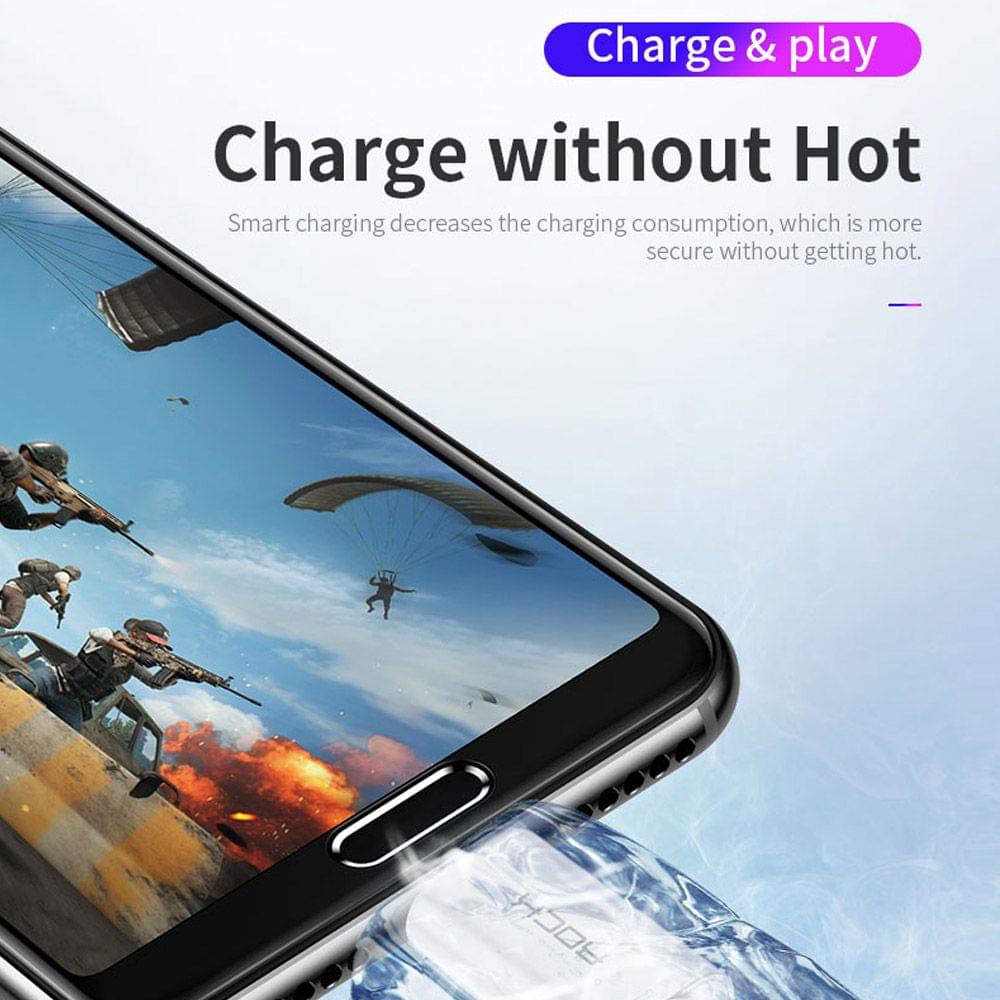 ROCK C4 C TO A 5A Metal QC3.0 SCP Fast Charge Sync Data Type