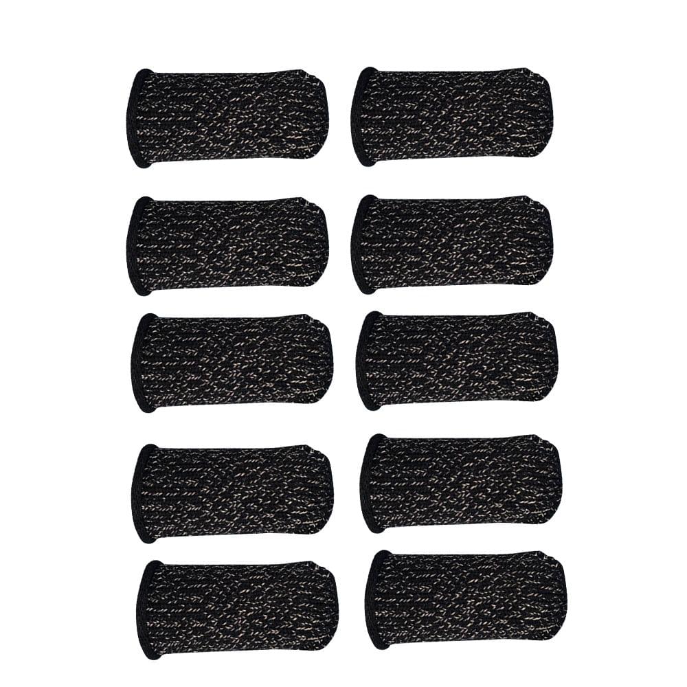 Gaming Finger Sleeve Touchscreen Thumb Sleeve Sensitive - Type A with black hem 10pcs