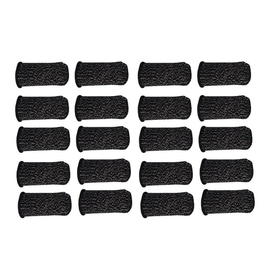Gaming Finger Sleeve Touchscreen Thumb Sleeve Sensitive - Type A with black hem 20pcs