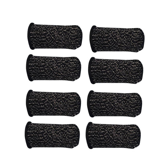 Gaming Finger Sleeve Touchscreen Thumb Sleeve Sensitive - Type A with black hem 8pcs
