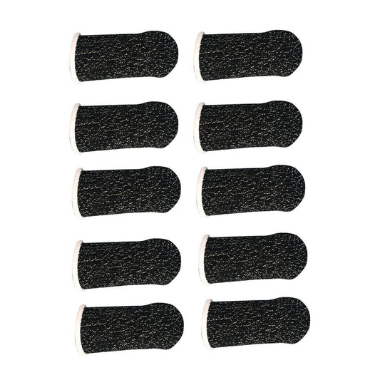 Gaming Finger Sleeve Touchscreen Thumb Sleeve Sensitive - Type A with white hem 10pcs