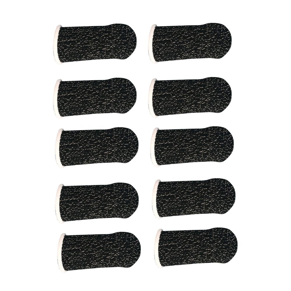 Gaming Finger Sleeve Touchscreen Thumb Sleeve Sensitive - Type A with white hem 10pcs
