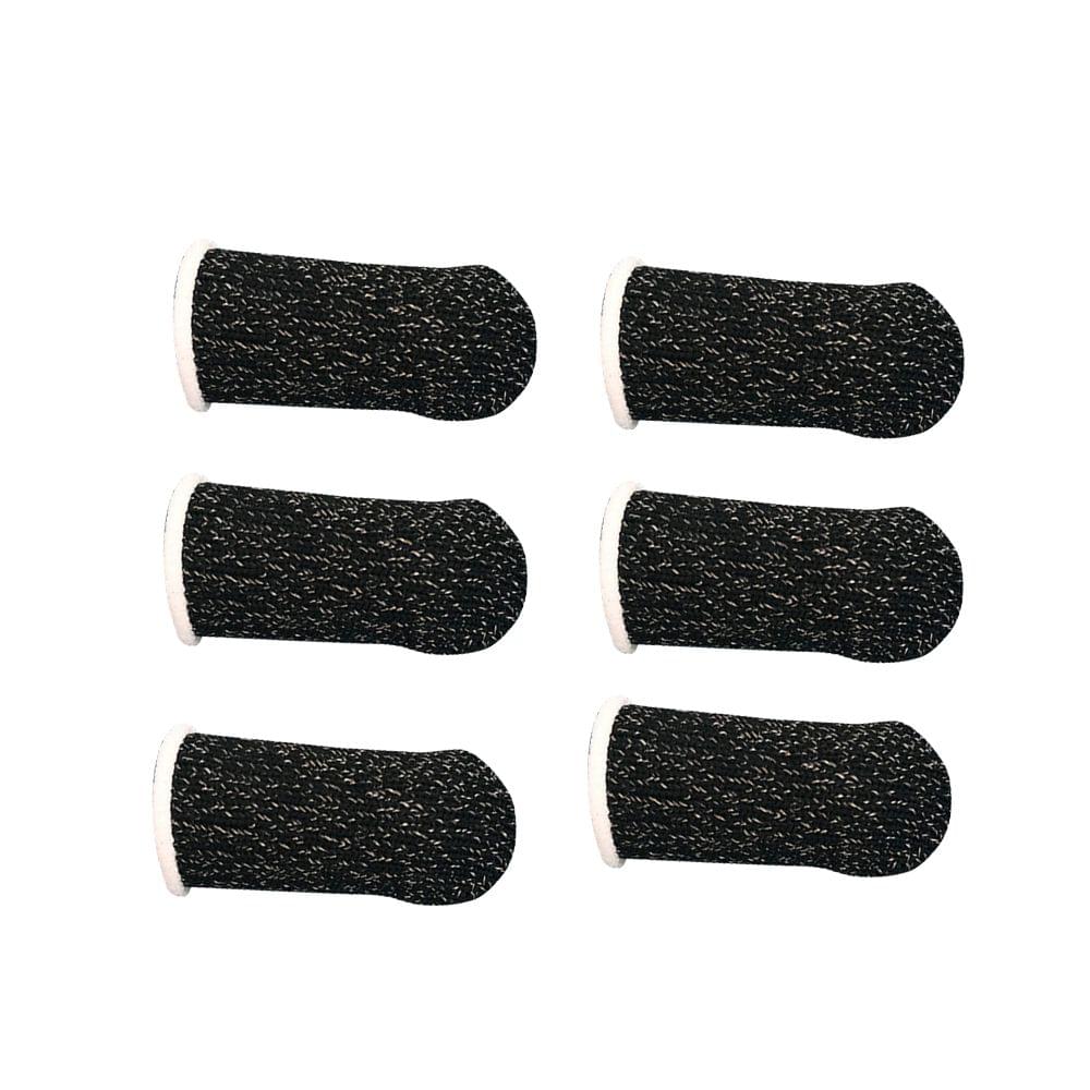 Gaming Finger Sleeve Touchscreen Thumb Sleeve Sensitive - Type A with white hem 6pcs