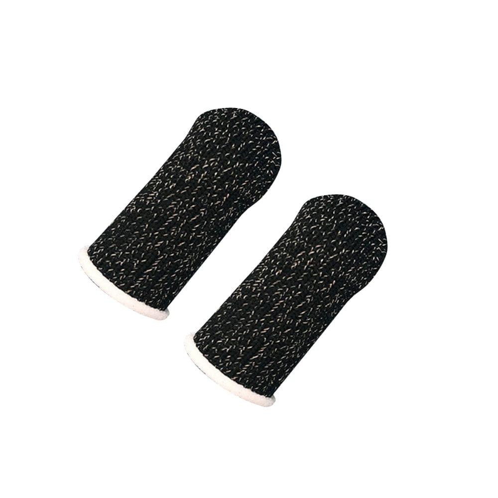 Gaming Finger Sleeve Touchscreen Thumb Sleeve Sensitive - Type A with white hem 6pcs