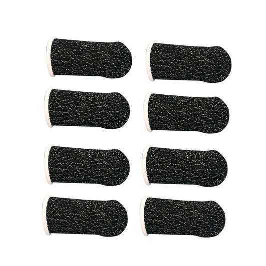 Gaming Finger Sleeve Touchscreen Thumb Sleeve Sensitive - Type A with white hem 8pcs