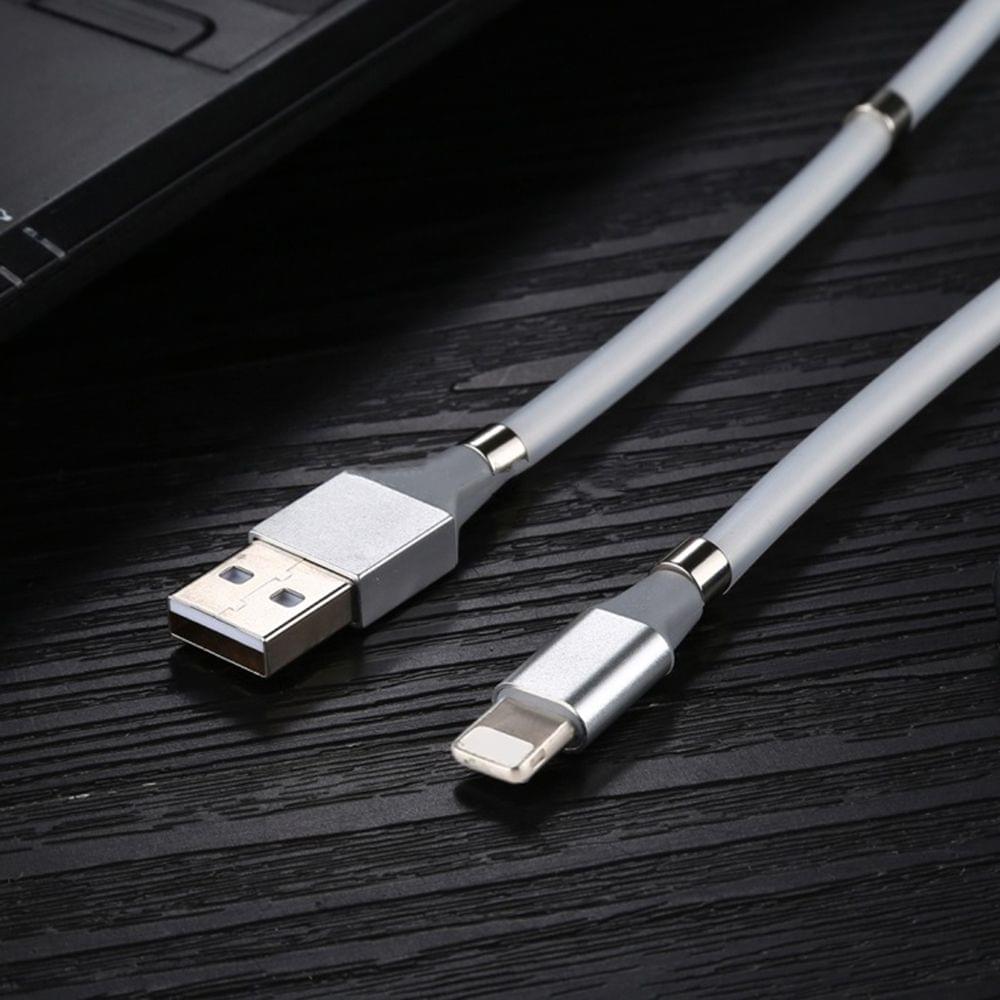 3ft Lightning Magnetic Charging Cable Tangle-Free Data 4A - Lightning