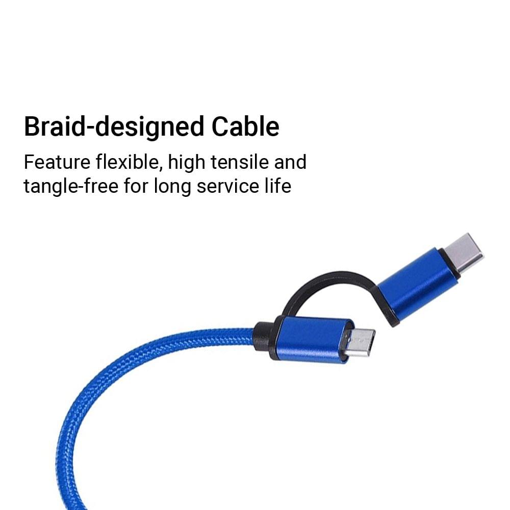 2 in 1 USB OTG Cable Type-C/Micro USB to USB 3.0 Adapter