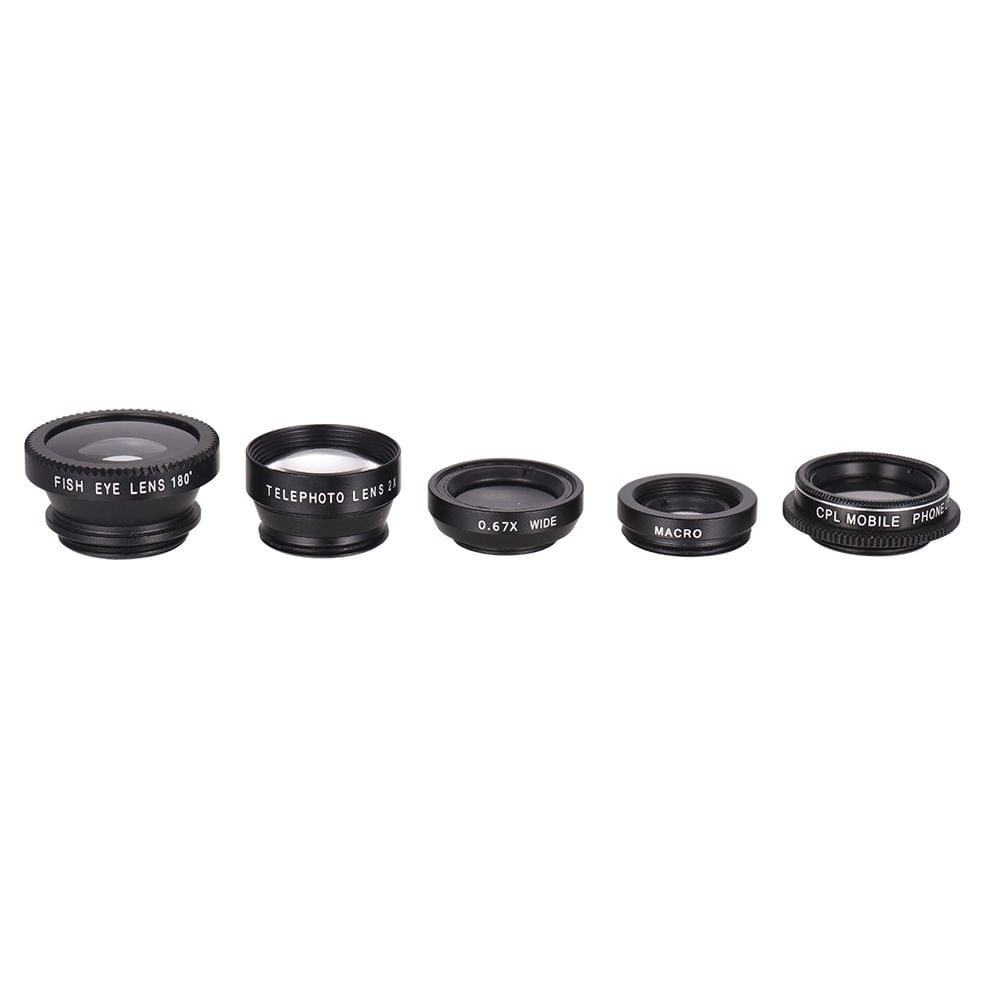 Universal Mobile Phone Clip-on Lens Phone Lens Kit 0.67x