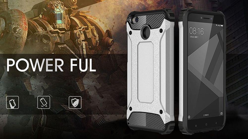 Uniqkart for Xiaomi Redmi 4X Case Slim Fit Dual Layer Hard Back Cover