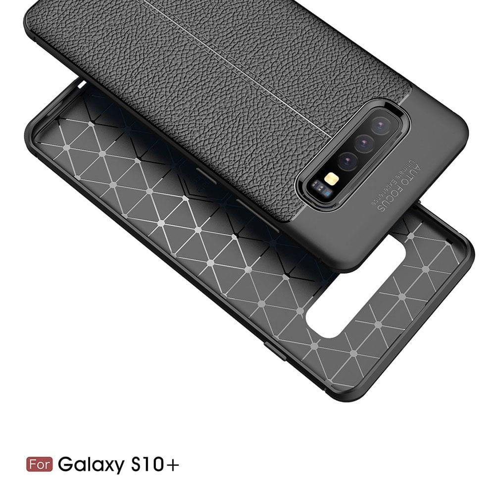 Phone Case Leather TPU Phone Protection Cover Simple - Samsung Galaxy S10 Plus