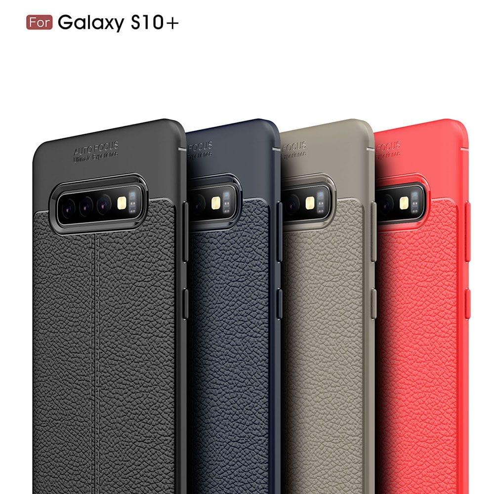 Phone Case Leather TPU Phone Protection Cover Simple - Samsung Galaxy S10 Plus