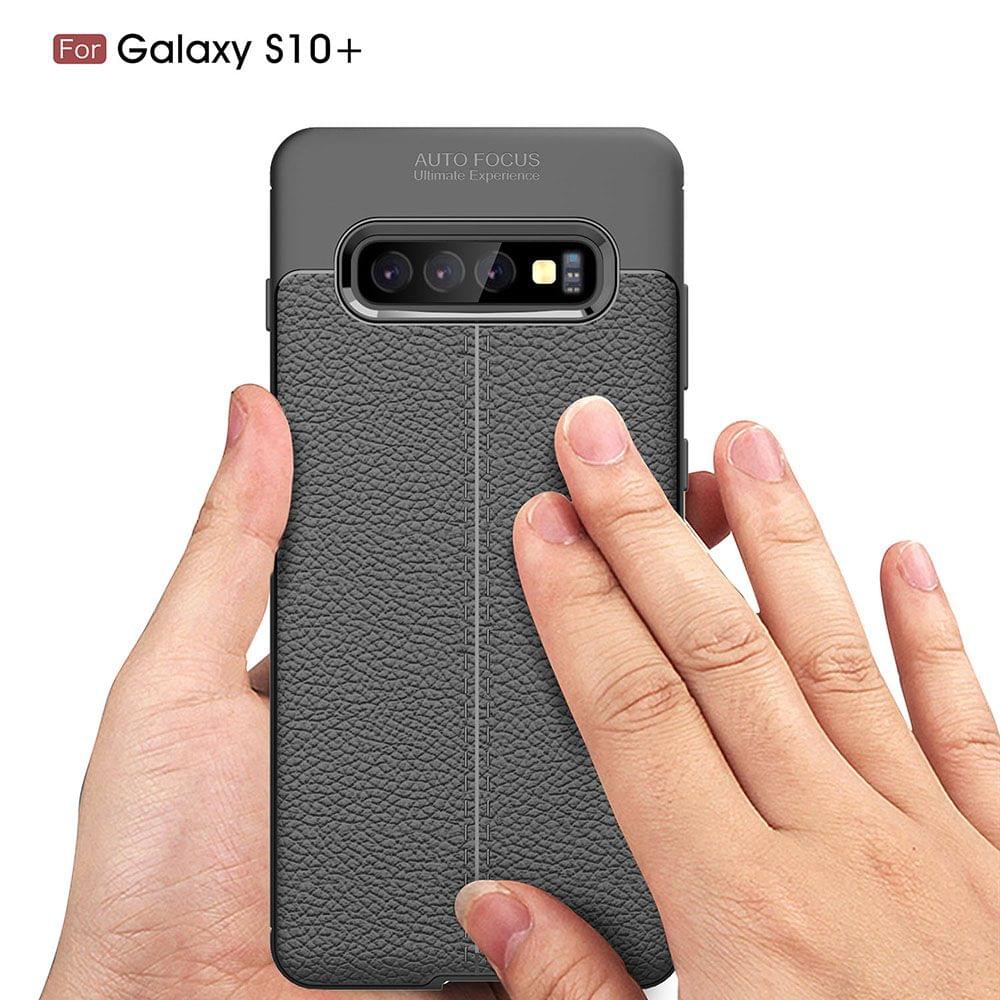 Phone Case Leather TPU Phone Protection Cover Simple - Samsung Galaxy S10 Plus