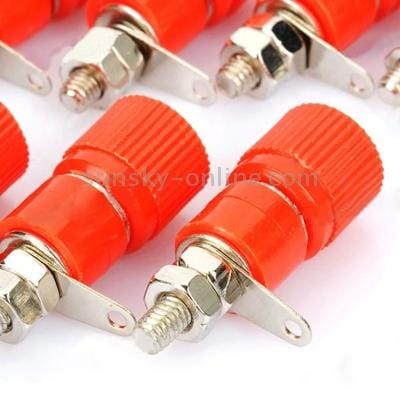 DIY Binding Post Terminals, Red (Black)