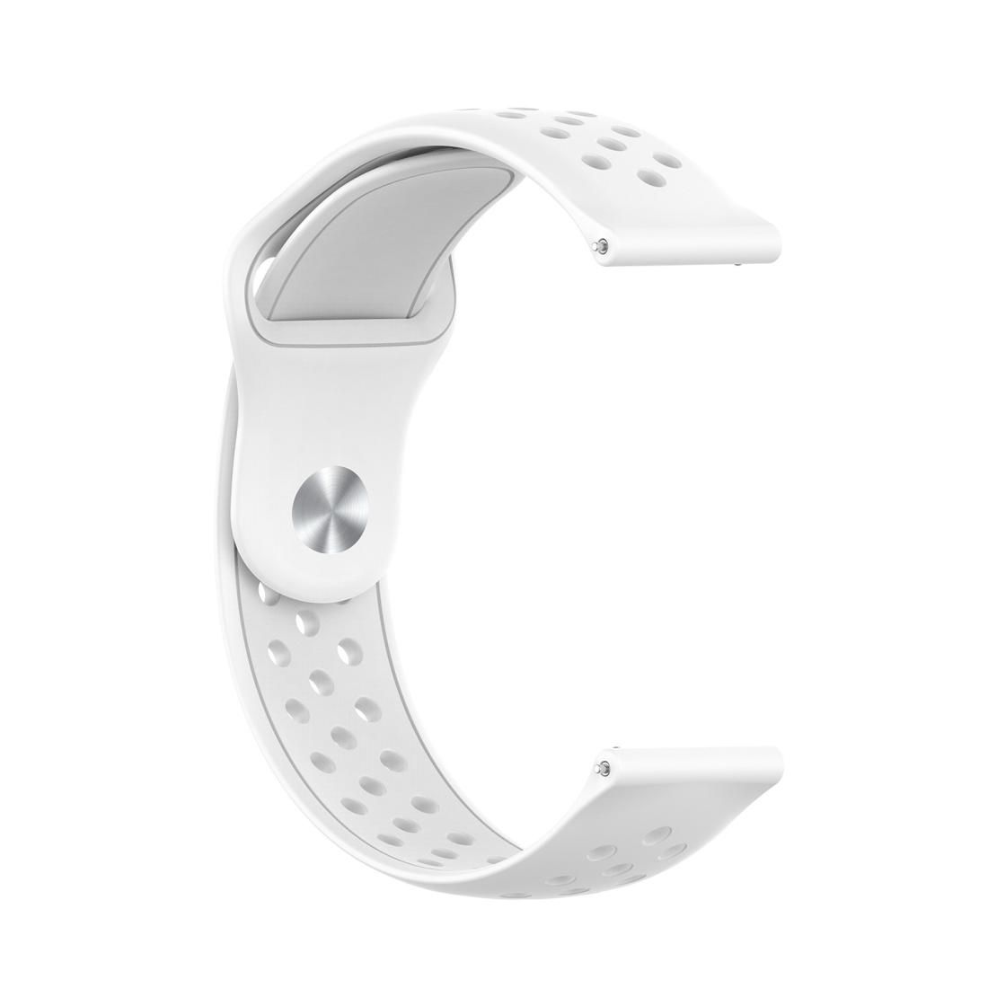 For Huami Amazfit Youth Edition Silicone Breathable Watch Strap (Black)