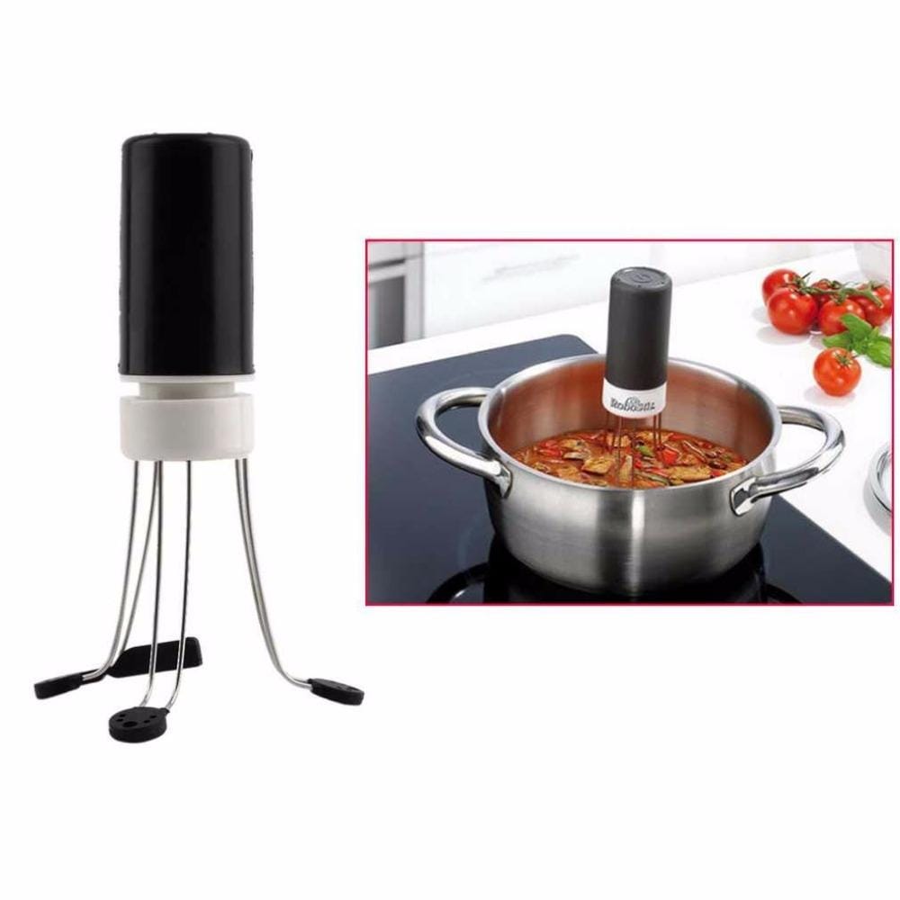 2 PCS Gear Automatic Blender Mixer 3 Speed Kitchen Food Auto Stirrer Blender (White)