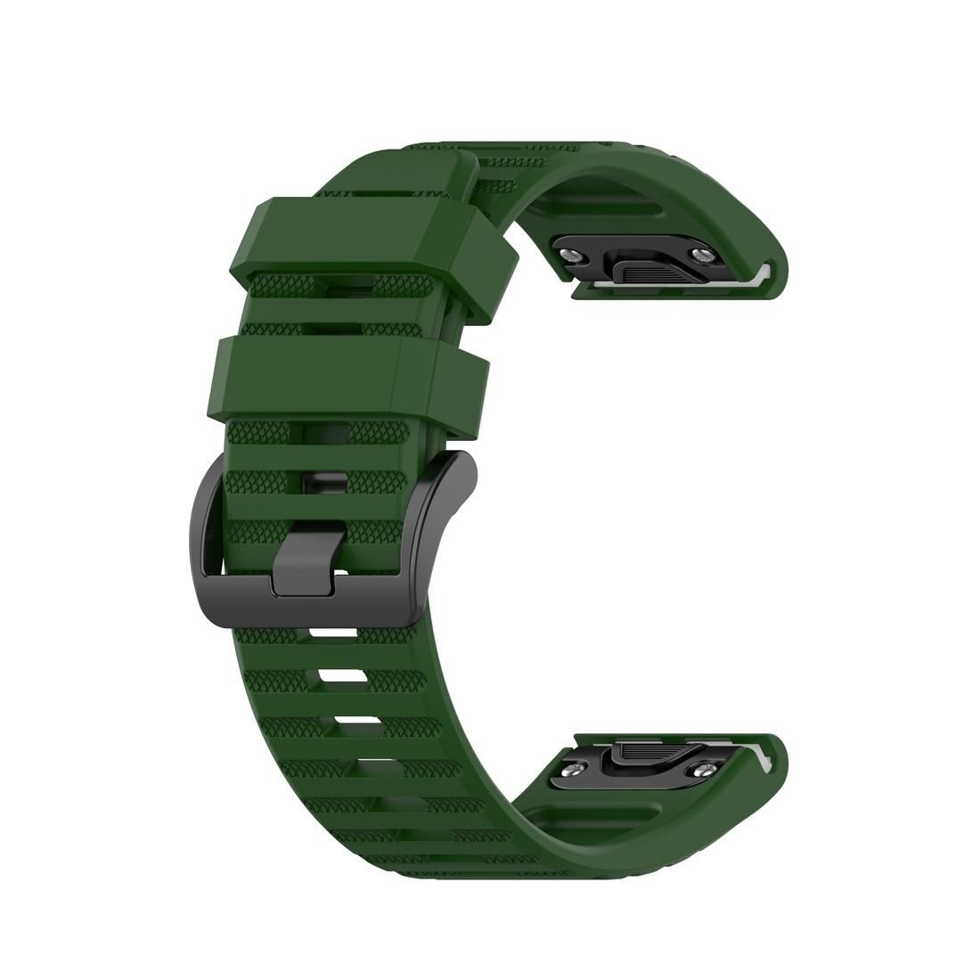 For Garmin Fenix 6 22mm Smart Watch Quick Release Silicon Wrist Strap Watchband (Style6)