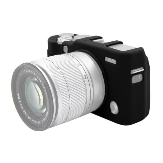 PULUZ Soft Silicone Protective Case for FUJIFILM X-A3 / X-A10 (Black)