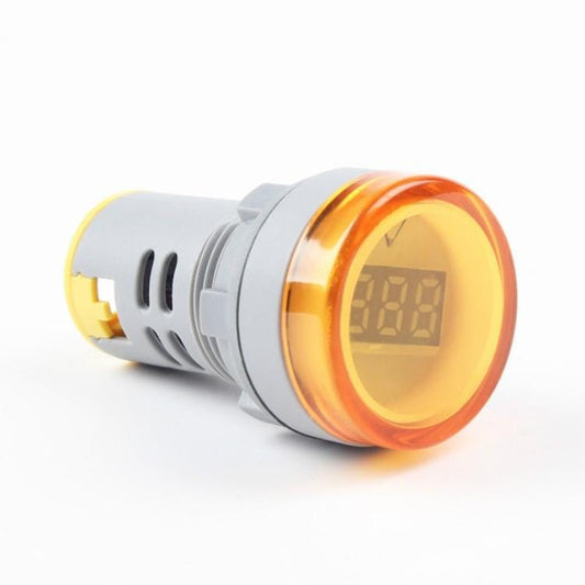 AD16-22DSV  Mini Digital Display 60-500V General Indicator AC Voltmeter, Open Hole: 22mm (Yellow)
