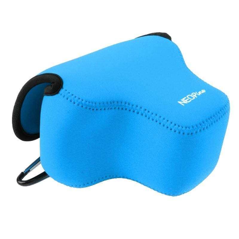 NEOpine Neoprene Shockproof Soft Case Bag with Hook for Canon SX60 Camera (Blue)
