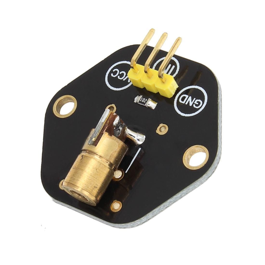 LandaTianrui LDTR-RM016 DC 5V 5mW 650nm 6mm Laser Dot Diode Module Red Copper Head Tube Dot-shaped (Black)