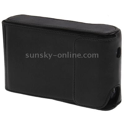Leather Camera Case Bag for Samsung EK-GC100 (Black)