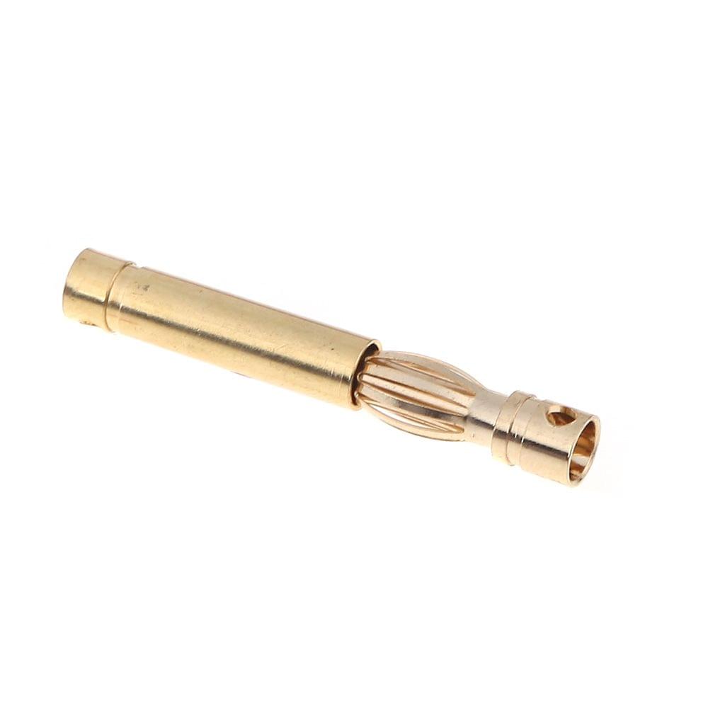 GoolRC 10 Pairs 4.0mm Copper Bullet Banana Plug Connectors