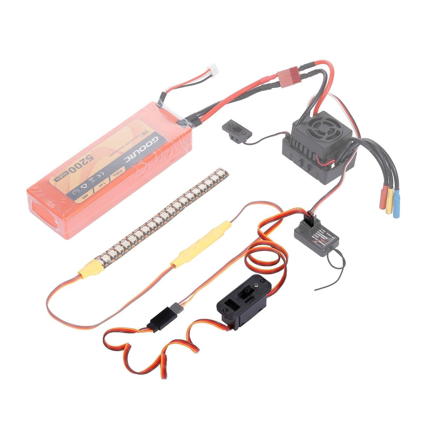 RC Switch Connector With LED Display Suits for Traxxas Hsp