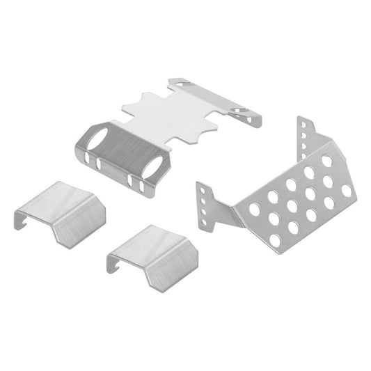 4 In 1 Stainless Steel Chassis Armor Protection Anti-skid