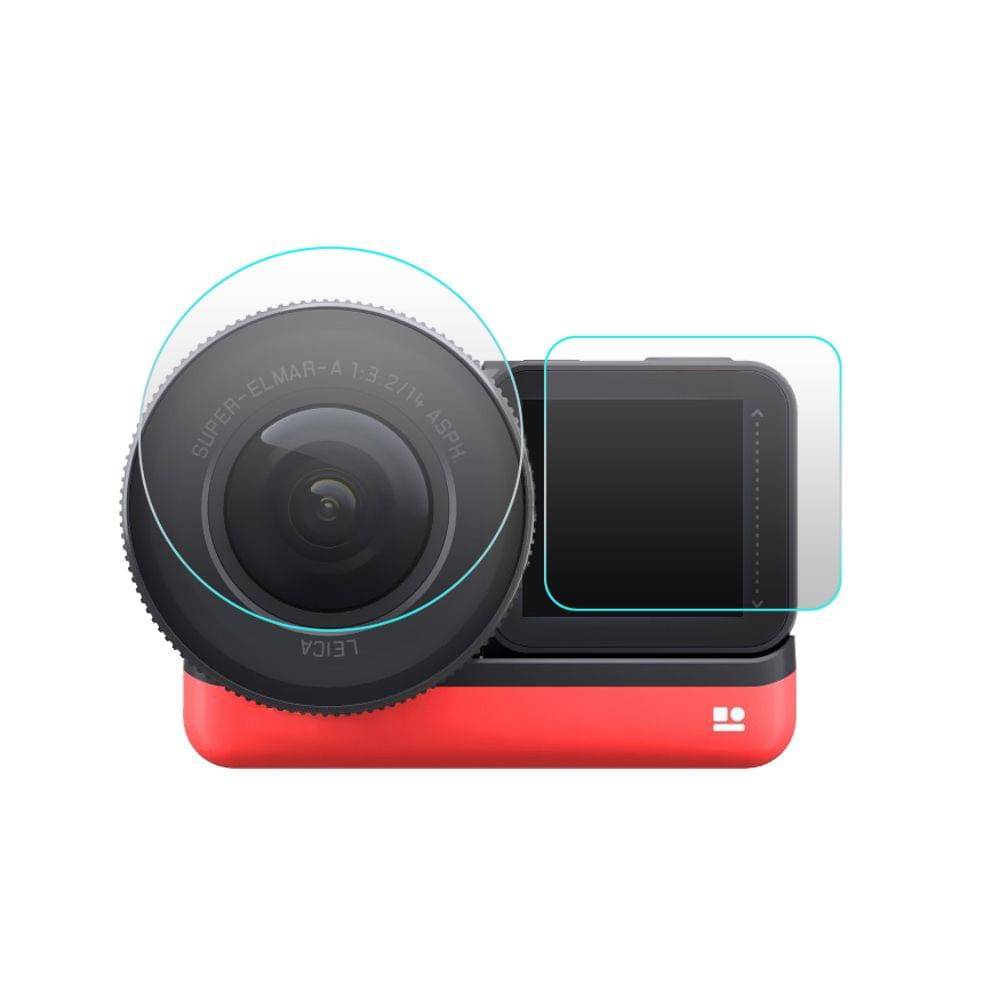 Uniqkart for Insta360 One R Camera Camera 2 Screen Films 2 Lens Films