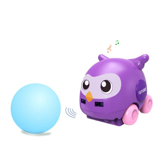 Cartoon Animal Car Hand Control Induction Following Smart - owl