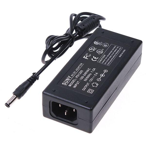 60W AC100-240V To DC12V 5A Power Supply Adapter